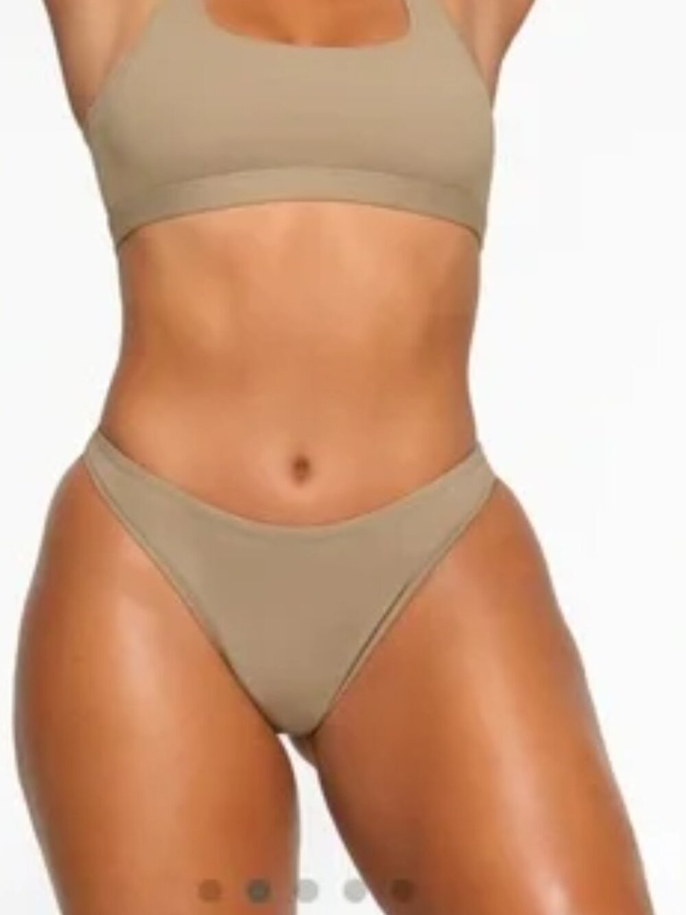Skims Swim Desert Mid Coverage Bikini Bottom